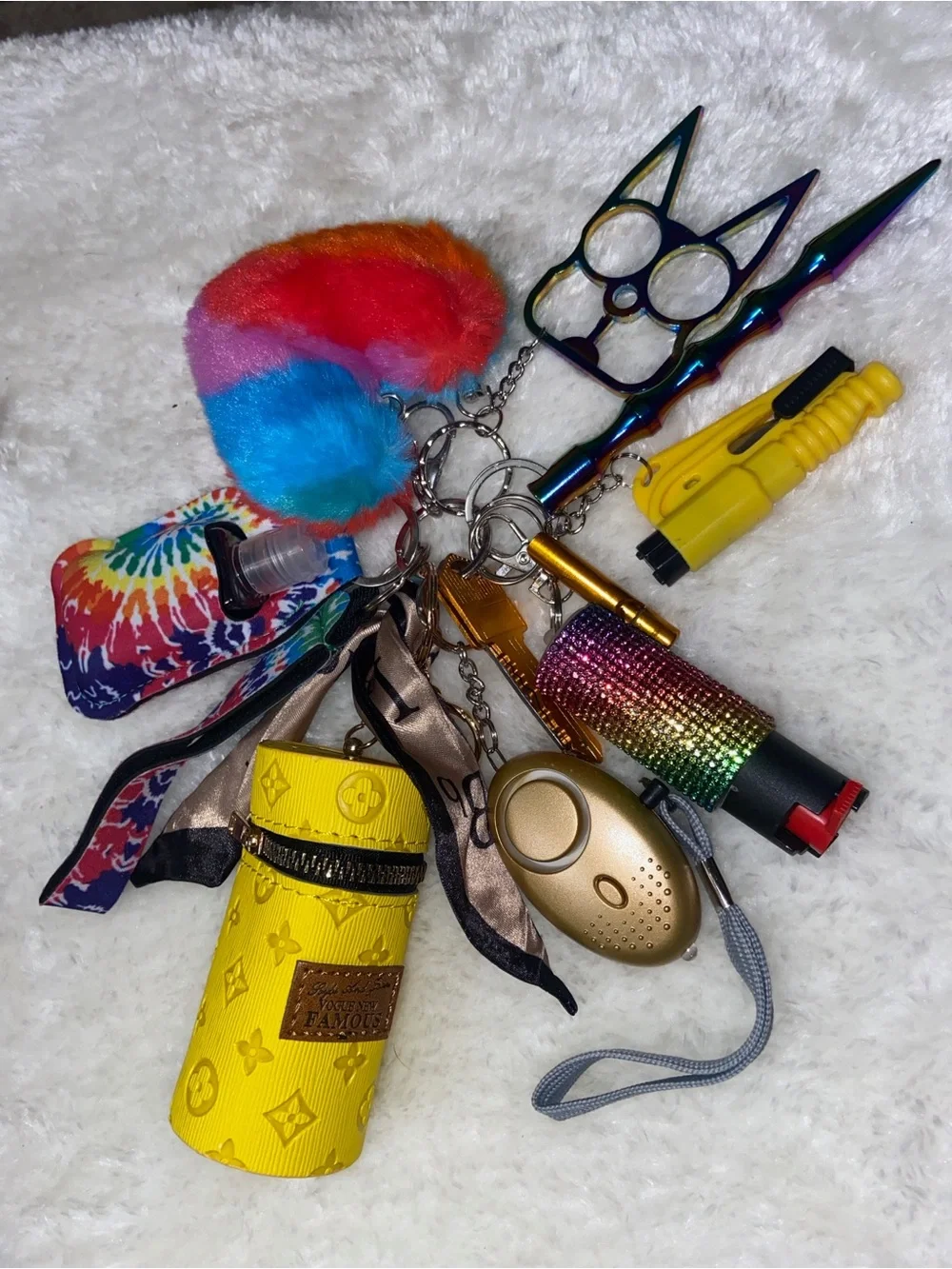 12PC Women's Keychain Accessory Set - B32